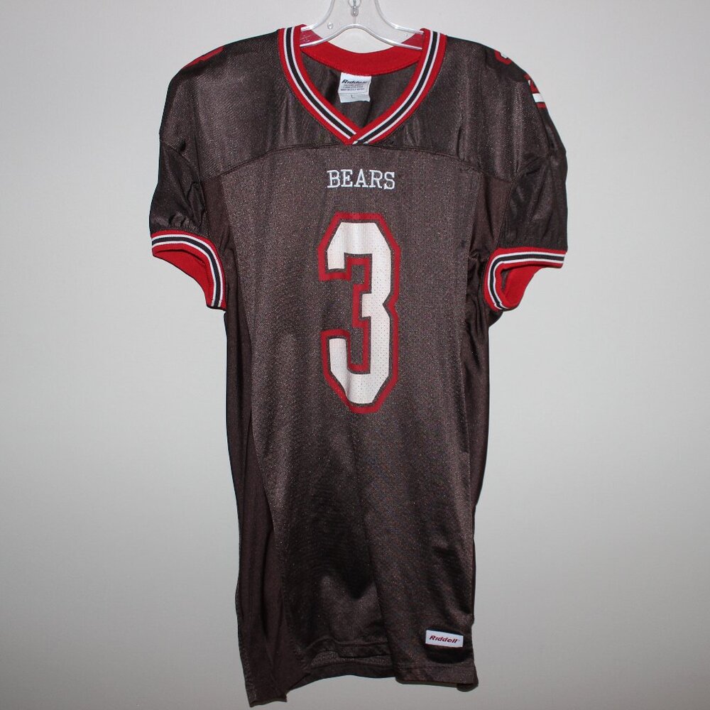 vintage Riddell Brown University Brown Bears #3 NCAA Football Jersey Made in USA